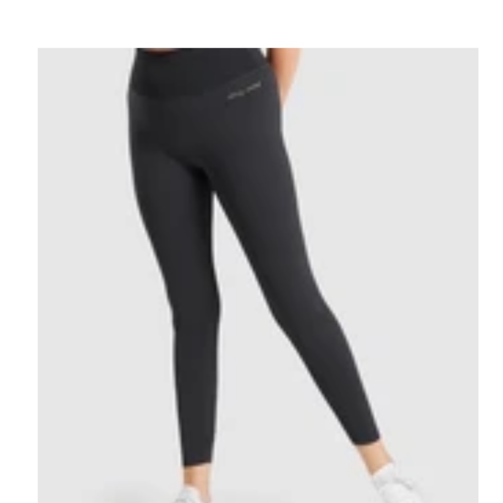 Whitney Simmons x Gymshark Ribbed Legging: Black